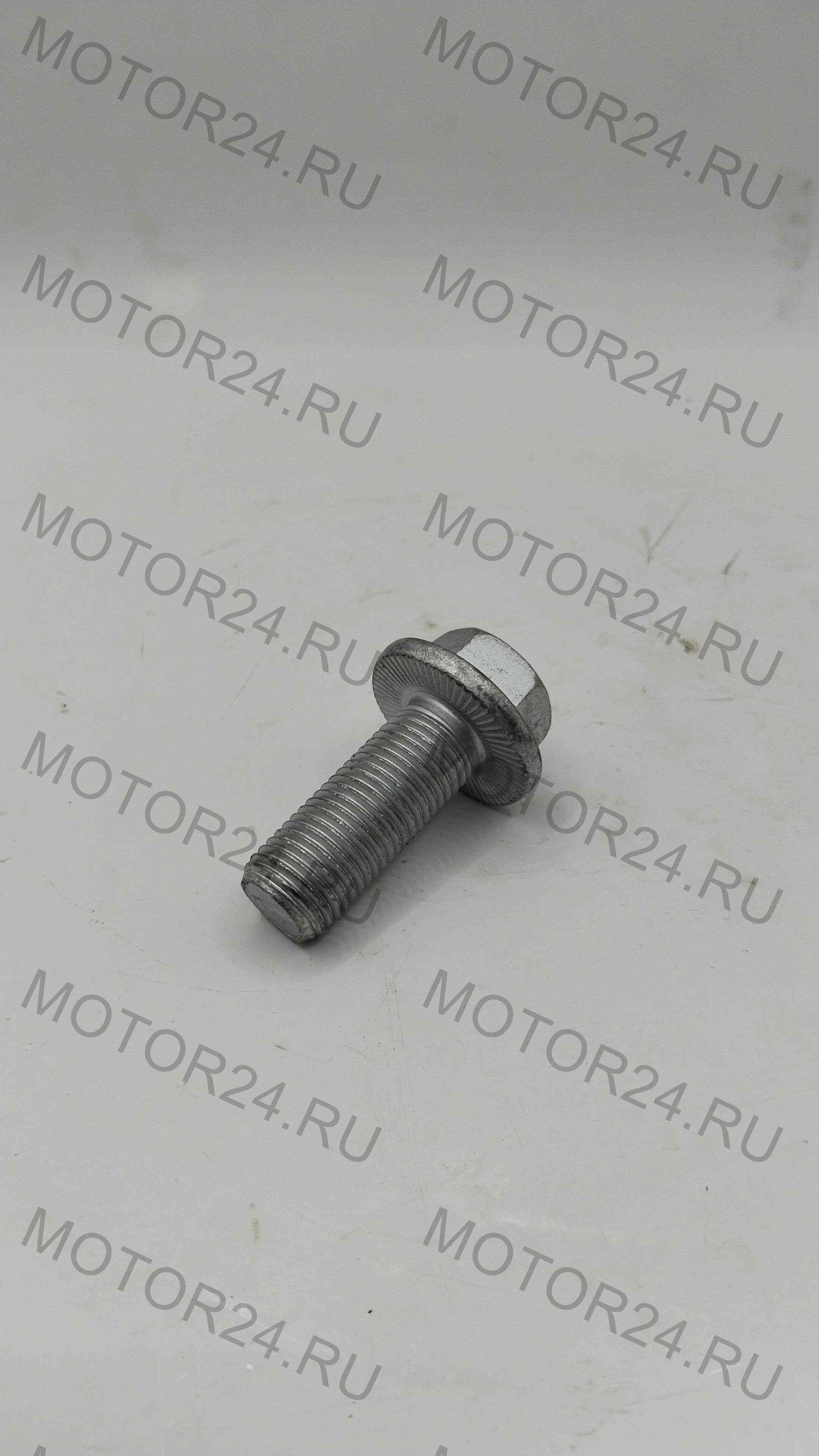 Болт М14-35-1,5 SW19 (10.9) фланцевый (резьба полностью) с насечкой против откручивания
