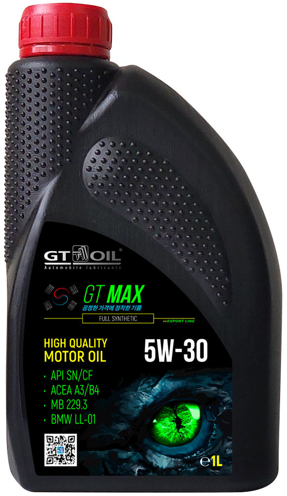 Масло моторное GT Max, SAE 5W-30, API SN/CF, Synt. 1 л, (10шт/уп)