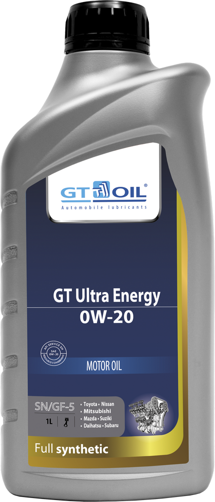 Масло моторное GT Ultra Energy, SAE 0W-20, API SP/GF-6A, Synt. 1 л, (12шт/уп)