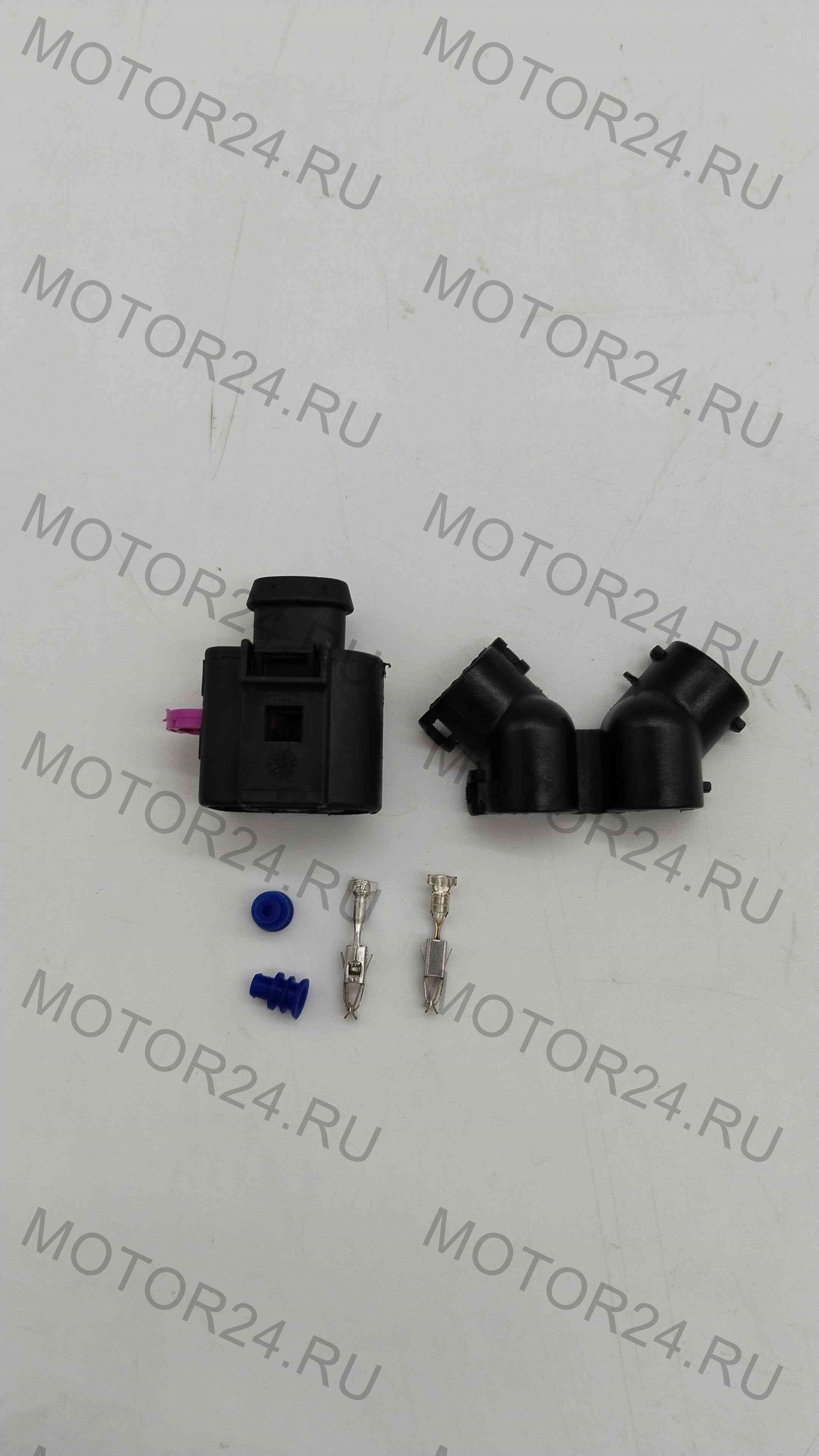 Штекер 2-pin (AMP MCP 2.8) мама (вилка) с клемм