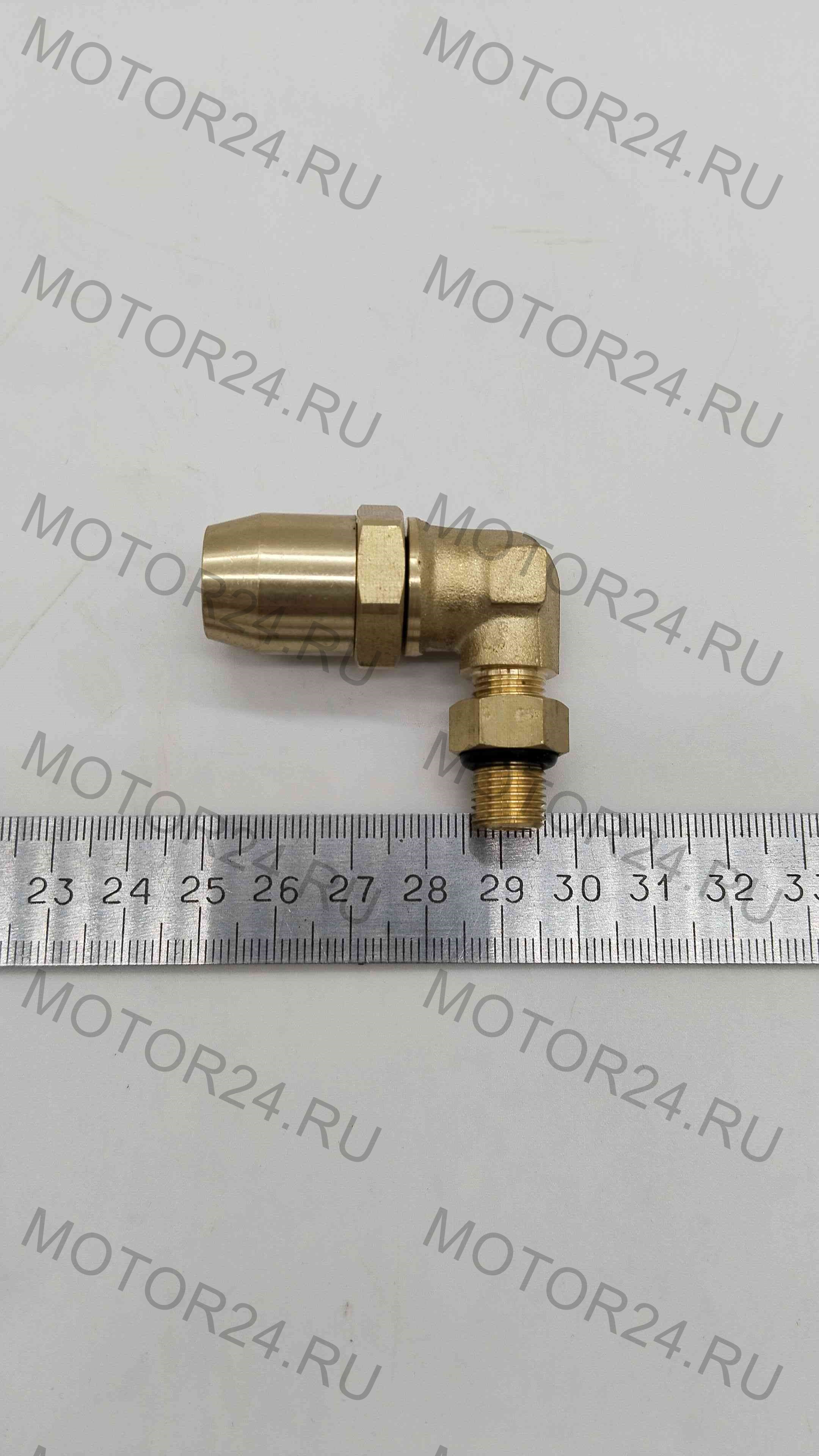 Фитинг угловой м10х1 D=10х1