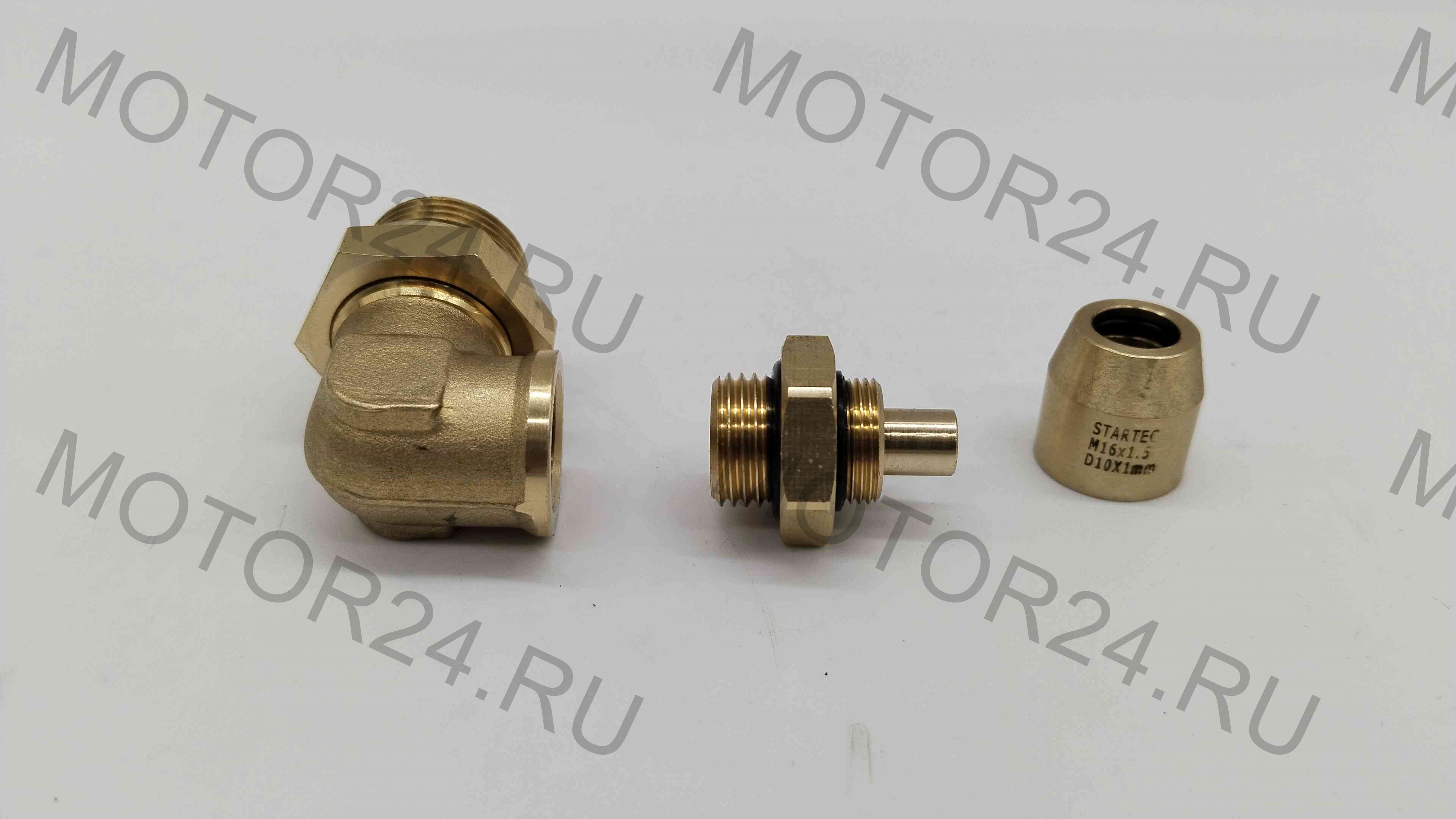 Фитинг угловой М22х1.5 D=10х1