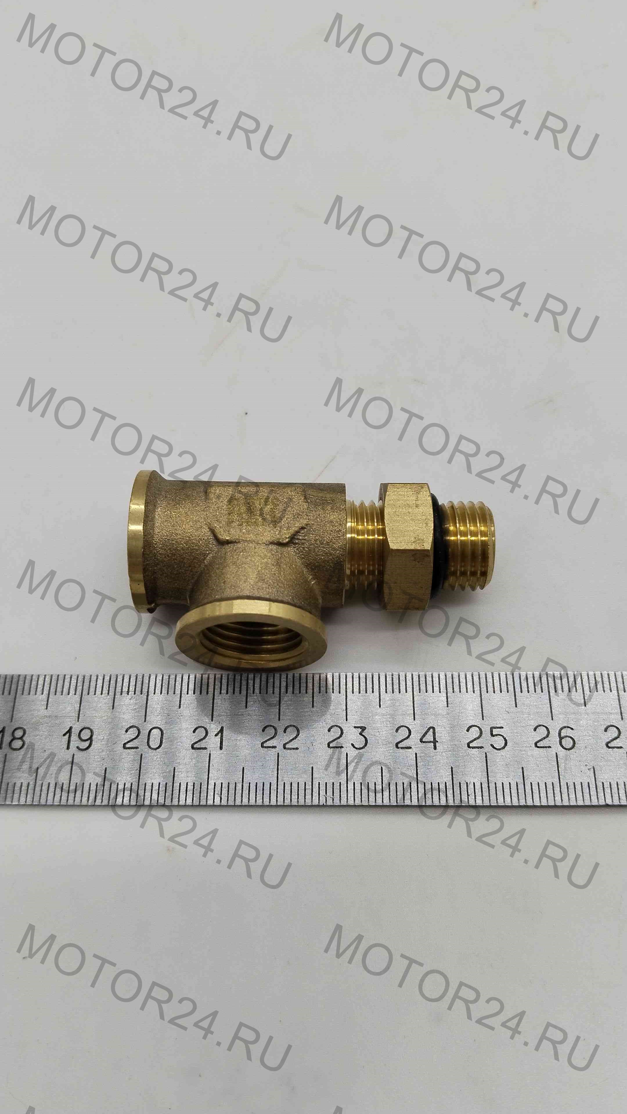 Фитинг M14F16F16 c контргайкой и уплотнением