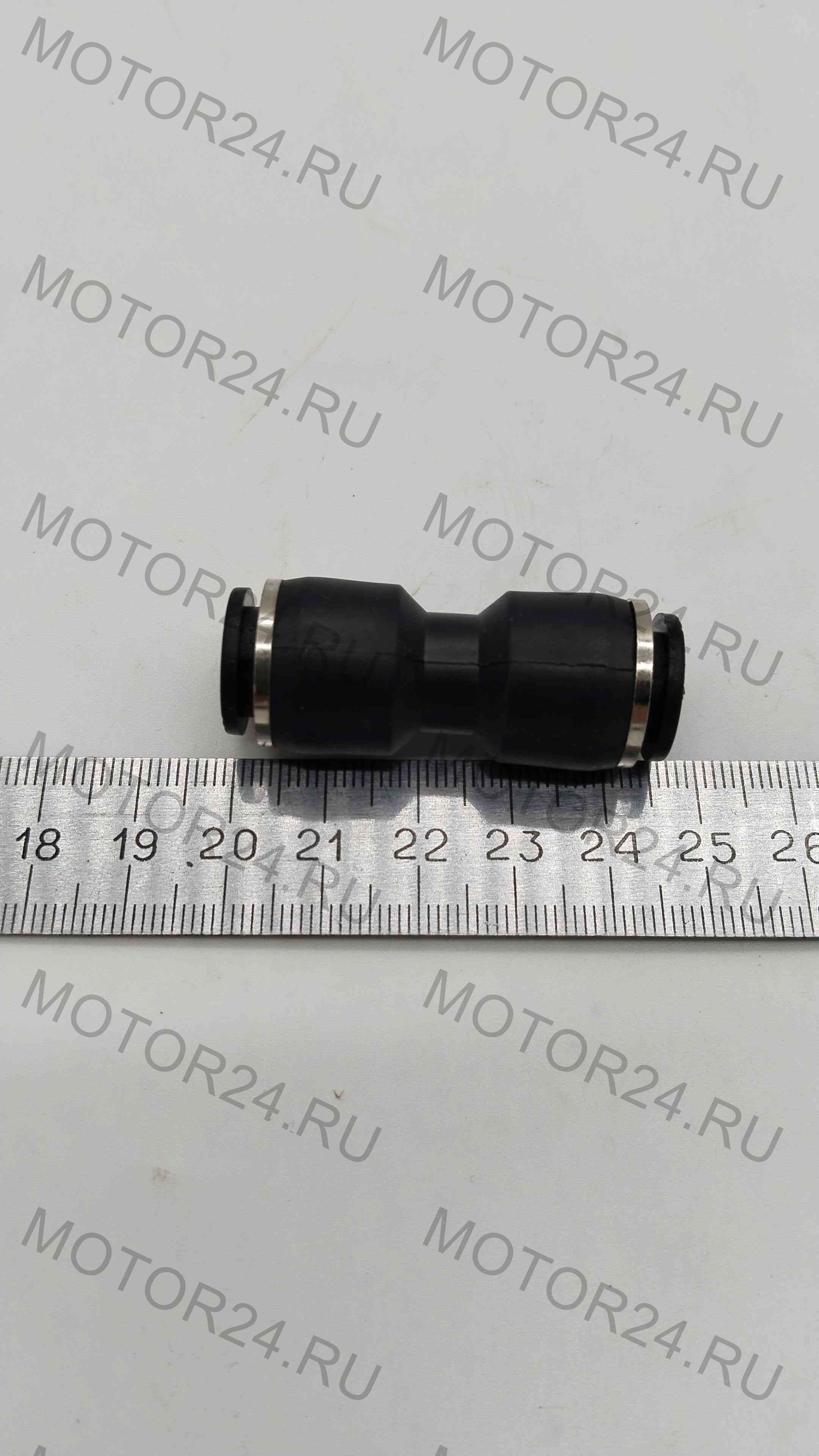 Фитинг прямой пластиковый 10mm (уп.10/100шт)