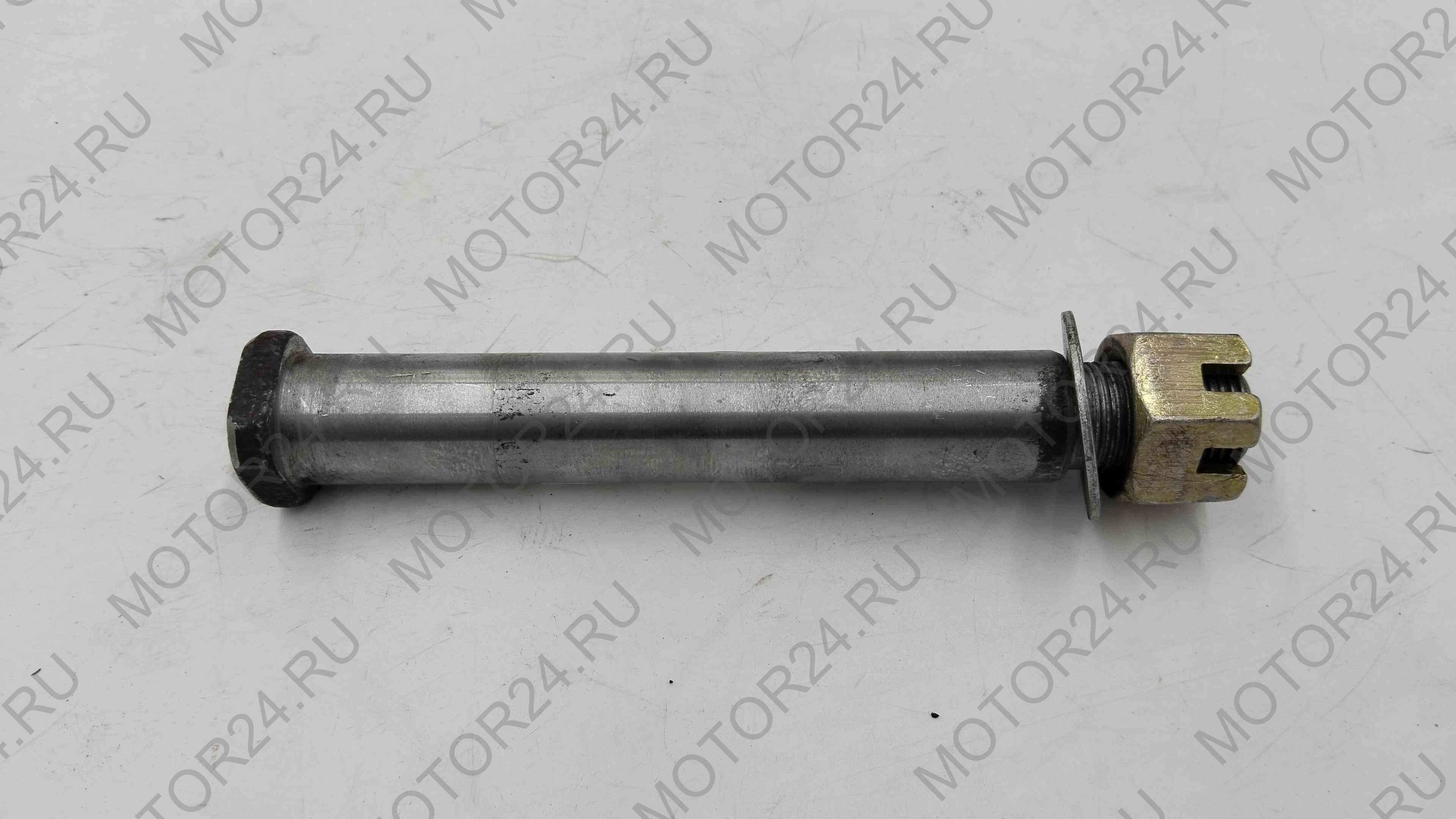 Палец реактивной тяги FUWA D28/190(160) лыска (гайка M24х2,0-25 SW34 корон.)